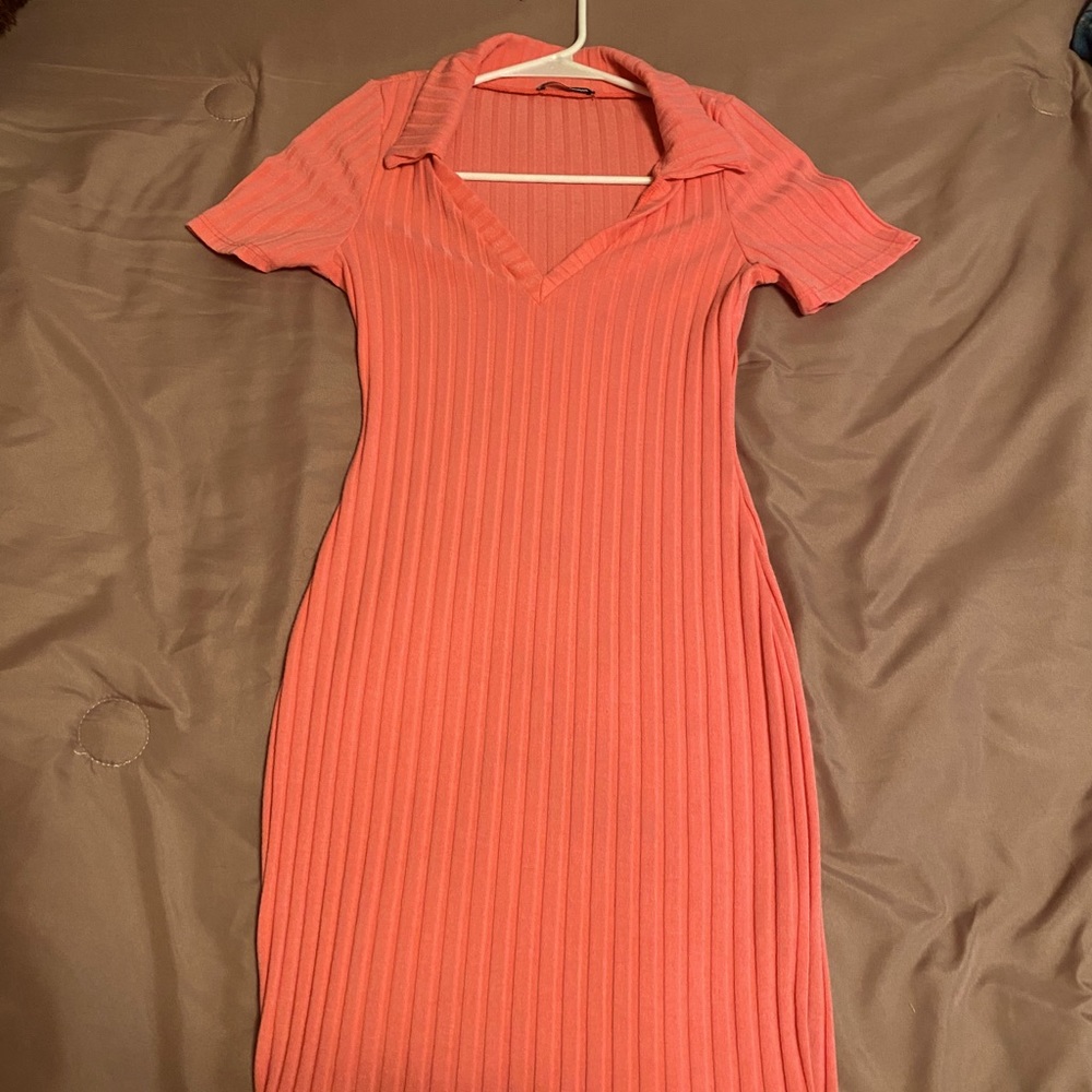 Hot pink 💕going on a date mini dress